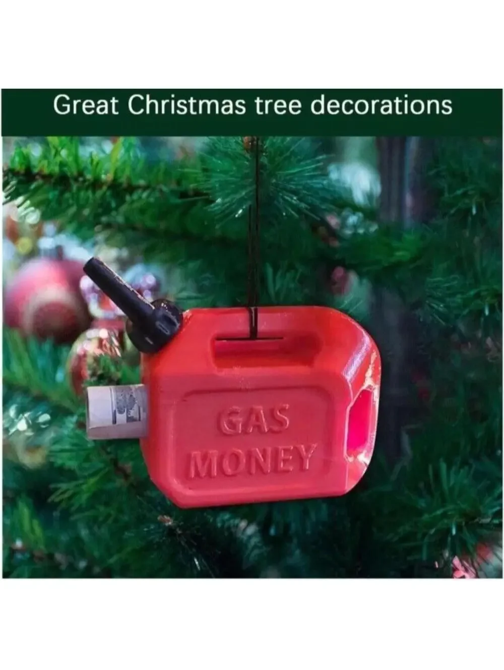 Gas Christmas Funny Gag Gas Money Holder Emergency Money Holder For Gas Gift New